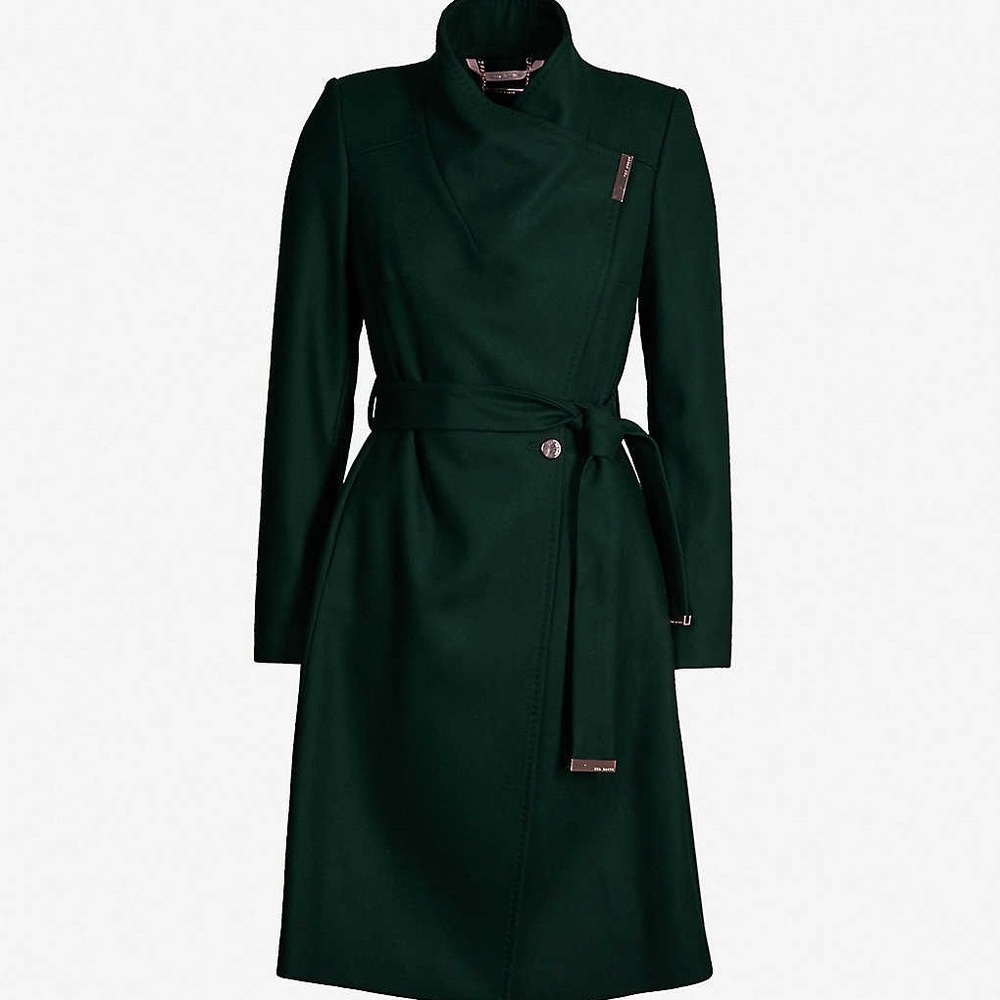 Ted Baker Green Sandra Coat, 1 (new with tags)